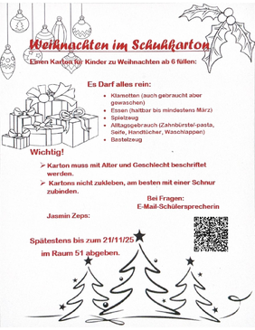 Der Flyer der SMV für die Aktion